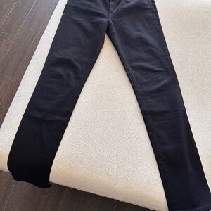 AG Prima Mid Rise Cigarette Jeans Woman - Size 30R - Super Black